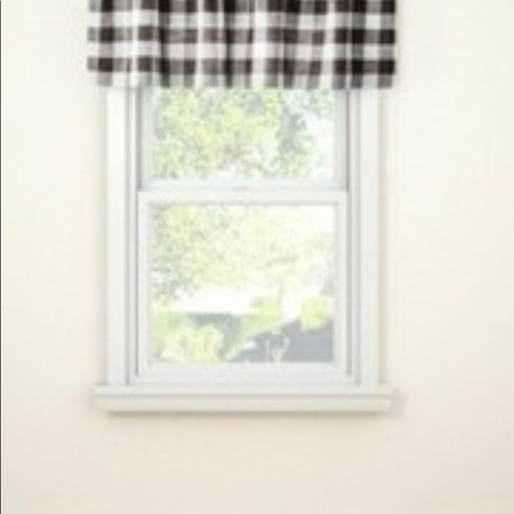 2 Plaid Valances